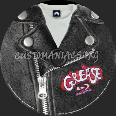 Grease blu-ray label