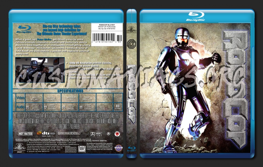 Robocop blu-ray cover