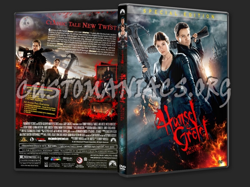 Hansel and Gretel Witch Hunters (2013) dvd cover