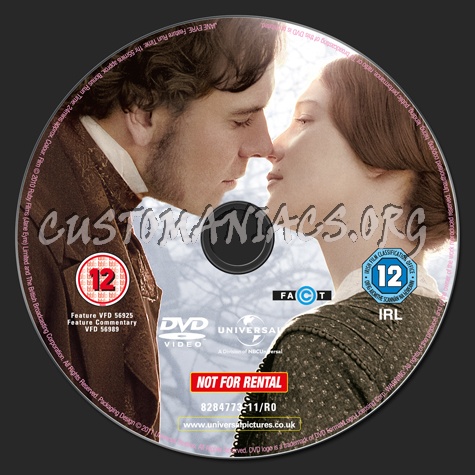 Jane Eyre dvd label