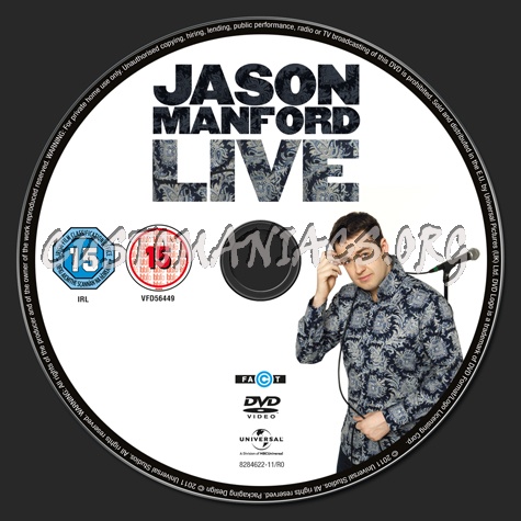 Jason Manford Live dvd label