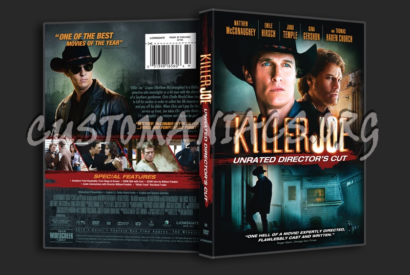 Killer Joe dvd cover