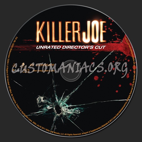 Killer Joe blu-ray label