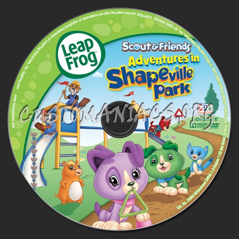 Leap Frog Adventures in Shapeville Park dvd label