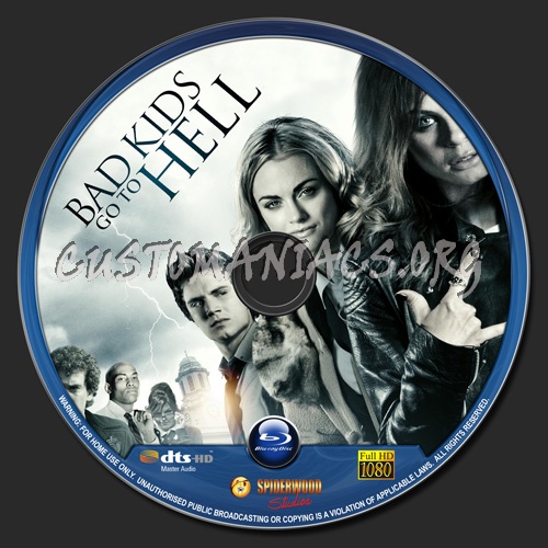 Bad Kids Go to Hell blu-ray label