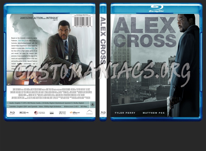 Alex Cross blu-ray cover