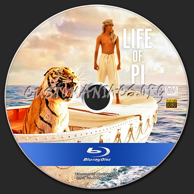 Life of Pi blu-ray label