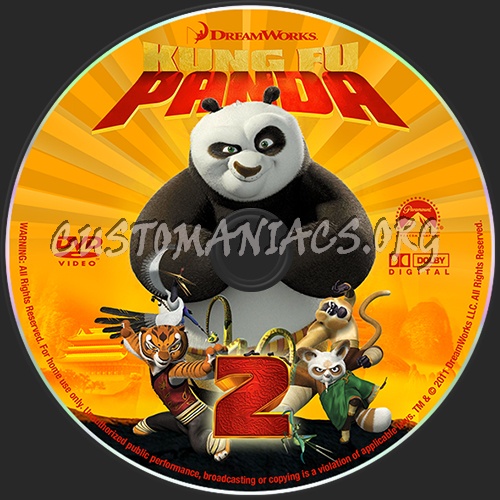 Kung Fu Panda 2 dvd label