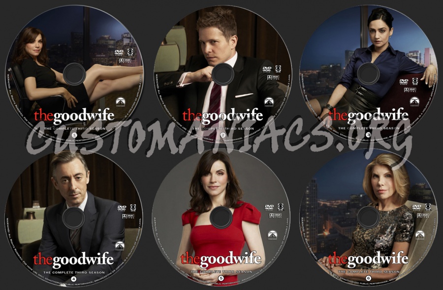 The Good Wife - Season 3 dvd label