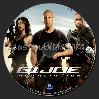 G.I. Joe : Retaliation (2013) dvd label