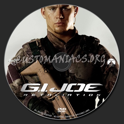 G.I. Joe : Retaliation (2013) dvd label