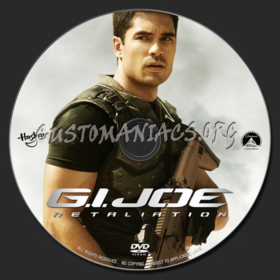 G.I. Joe : Retaliation (2013) dvd label