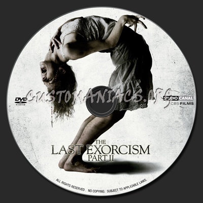 The Last Exorcism Part II (2013) dvd label