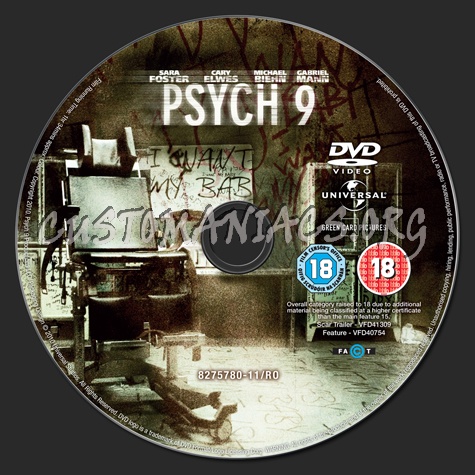 Psych 9 dvd label