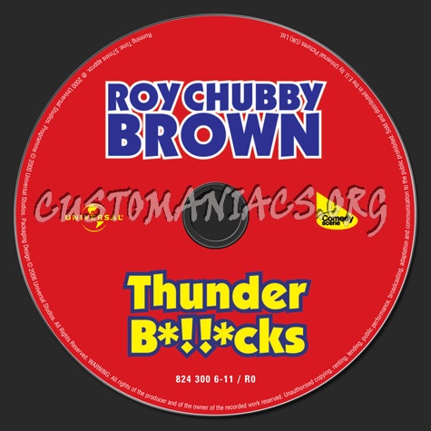 Roy Chubby Brown Thunder B*!!*cks dvd label