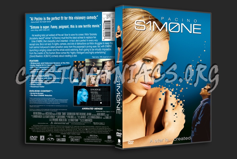 S1m0ne / Simone dvd cover