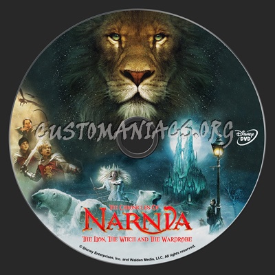 The Chronicles Of Narnia - The Lion, The Witch And The Wardrobe dvd label