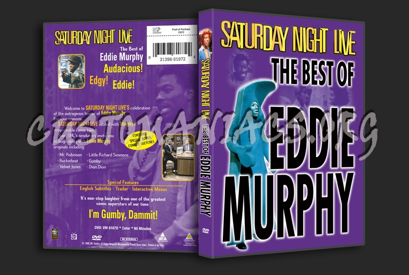 Saturday Night Live: the Best of Eddie Murphy dvd cover