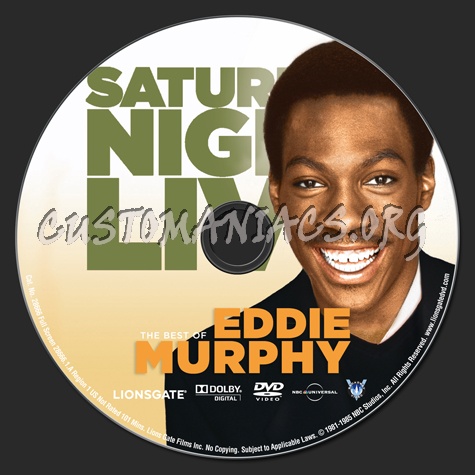 Saturday Night Live: the Best of Eddie Murphy dvd label