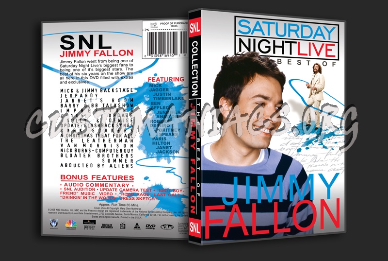 Saturday Night Live: The Best of Jimmy Fallon dvd cover