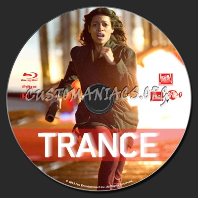 Trance (2013) blu-ray label