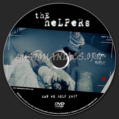 The Helpers dvd label