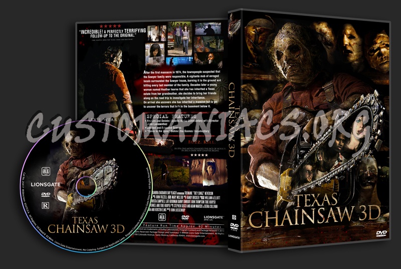 Texas Chainsaw 3D dvd cover