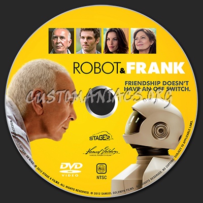 Robot & Frank dvd label