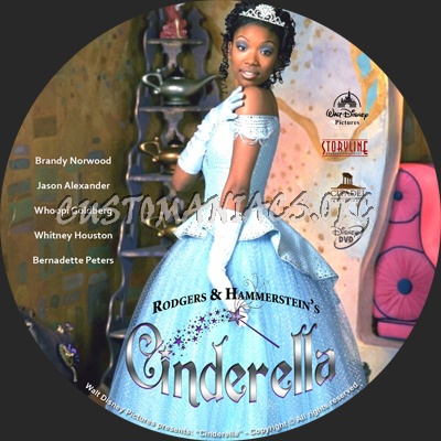 Cinderella (1997) dvd label