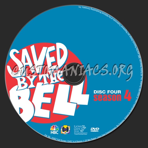 Saved by the Bell Season 4 dvd label