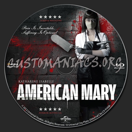 American Mary blu-ray label