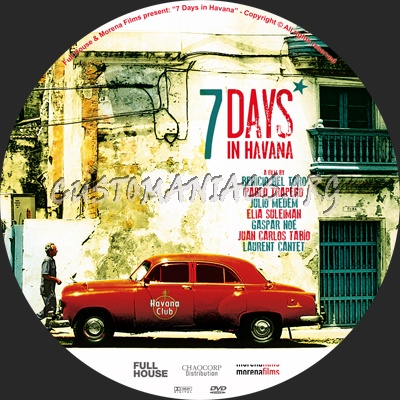 7 Days In Havana dvd label