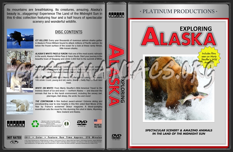 Exploring Alaska dvd cover