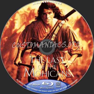 The Last Of The Mohicans blu-ray label