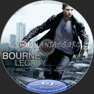 The Bourne Legacy blu-ray label