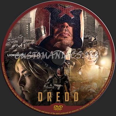 Dredd dvd label