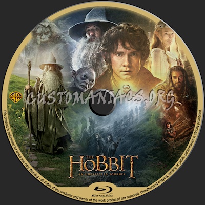 The Hobbit blu-ray label