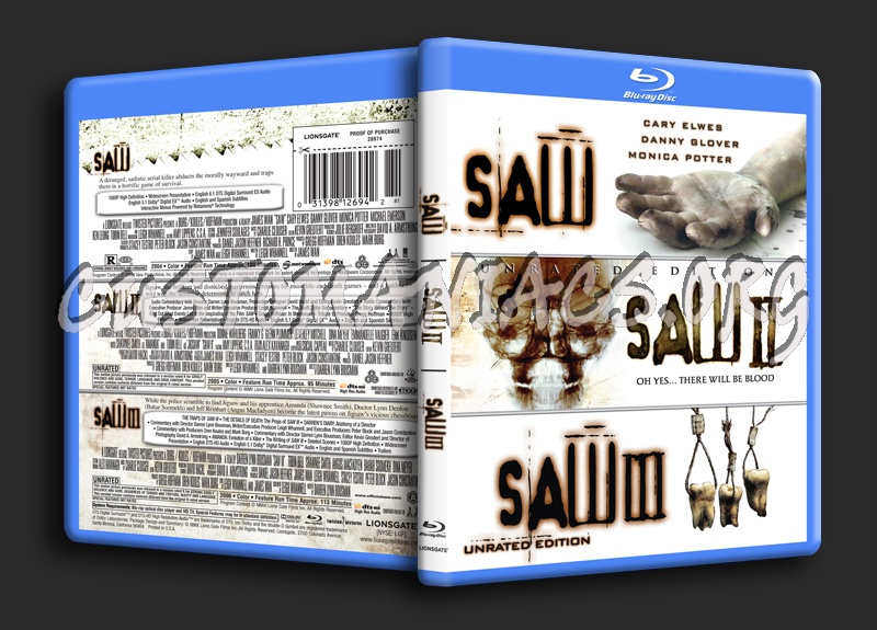 Saw Trilogy blu-ray cover