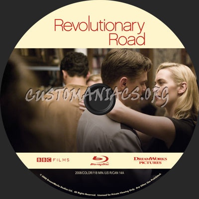 Revolutionary Road blu-ray label