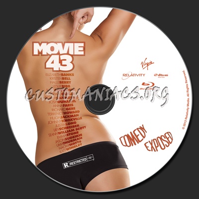 Movie 43 blu-ray label