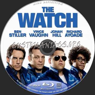 The Watch blu-ray label