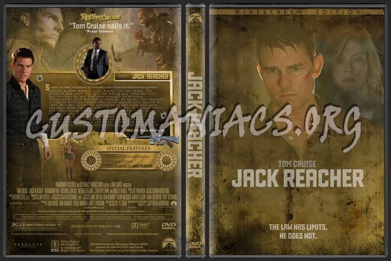 Jack Reacher dvd cover