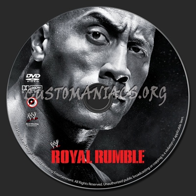 WWE Royal Rumble 2013 dvd label