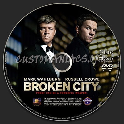 Broken City dvd label