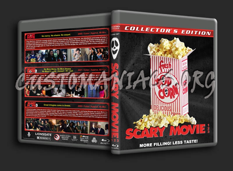 Scary Movie 1, 2, 3 blu-ray cover