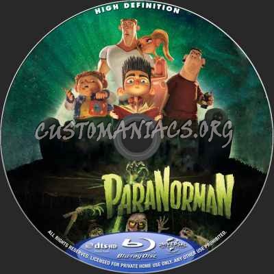 Paranorman (2D + 3D) blu-ray label