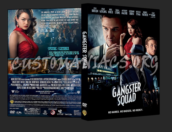 Gangster Squad dvd cover