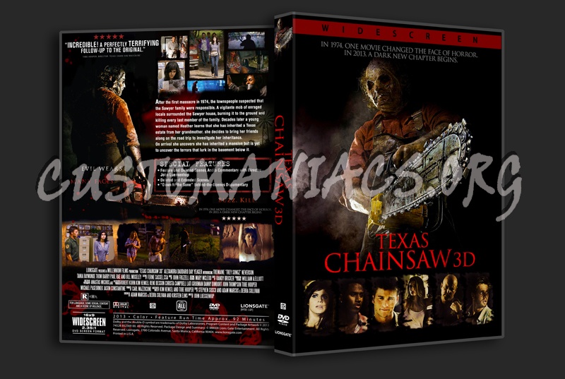 Texas Chainsaw 3D dvd cover