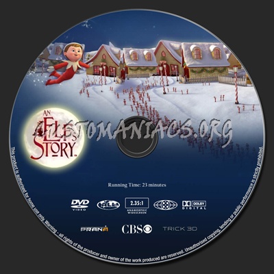 An Elf's Story dvd label