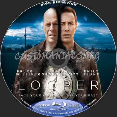 Looper blu-ray label